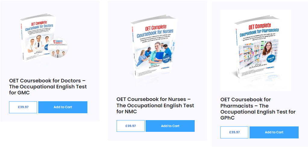 The OET and The Books For Your Preparation